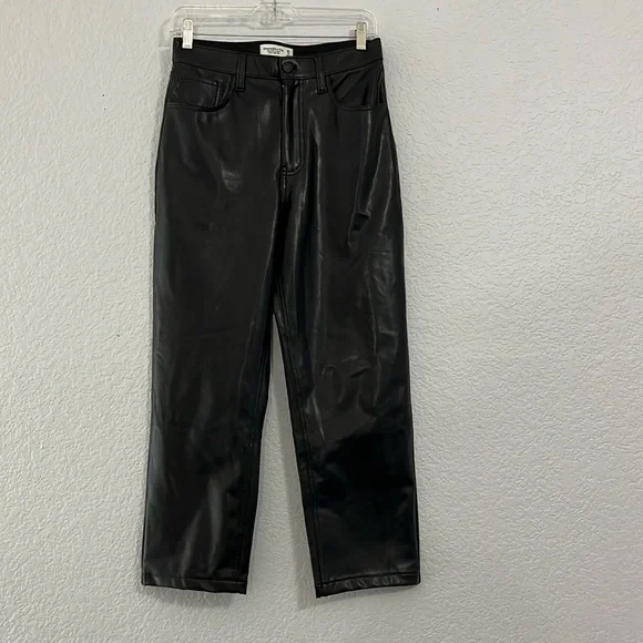 Abercrombie & Fitch Faux Leather Pants - Picture 5 of 15